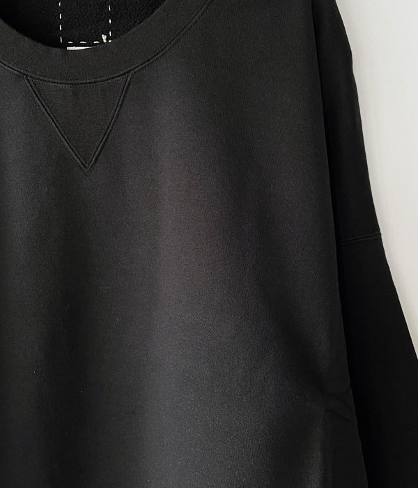 visvim/ULTIMATE AMPLUS SB SWEAT L/S (BLACK)