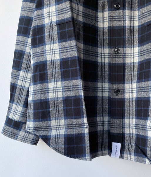 DESCENDANT/CPOC PLAID LS SHIRT (NAVY)