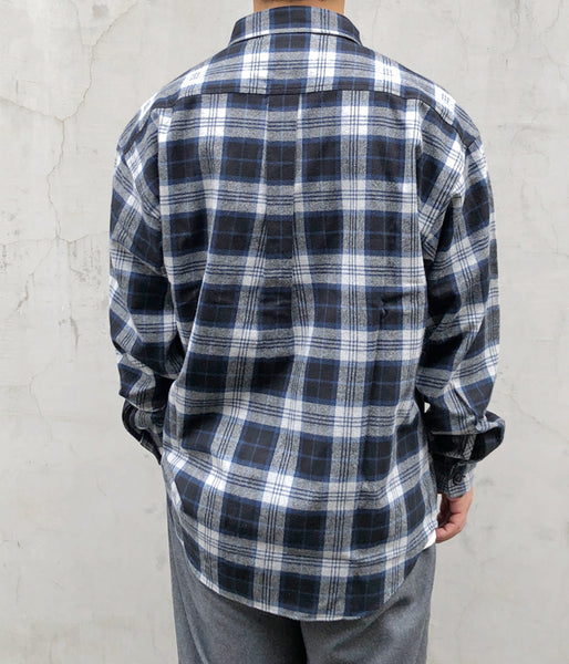 DESCENDANT/CPOC PLAID LS SHIRT (NAVY)