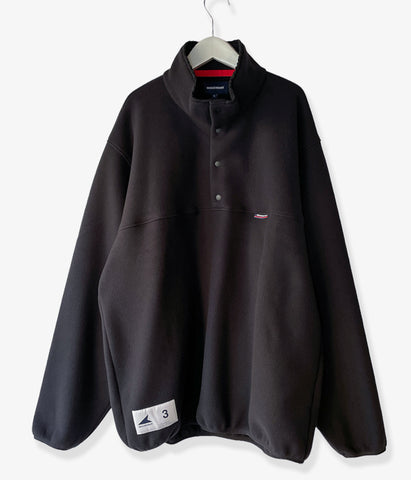 DESCENDANT/HUMMING FLEECE PULLOVER (BLACK)