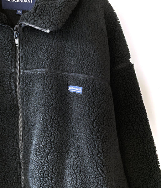 DESCENDANT/MANCHOT FLEECE JACKET (BLACK)