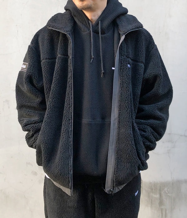 袖丈60cmDESCENDANT MANCHOT FLEECE JACKET フリース - ブルゾン