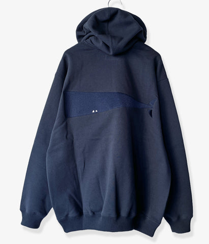 DESCENDANT/CACHALOT HOODY (NAVY)