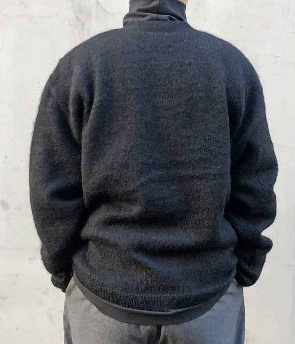 トップス INTERIM 50'S KID MOHAIR CARDIGAN black INTERIM | 50'S KID MOHAIR CARDIGAN(BLACK) | 50'sキッドモヘア