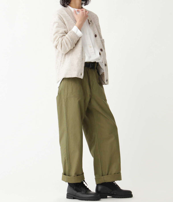 非喫煙者ペットはいませんMHL./DENSE COTTON DRILL PANTS WOMENS