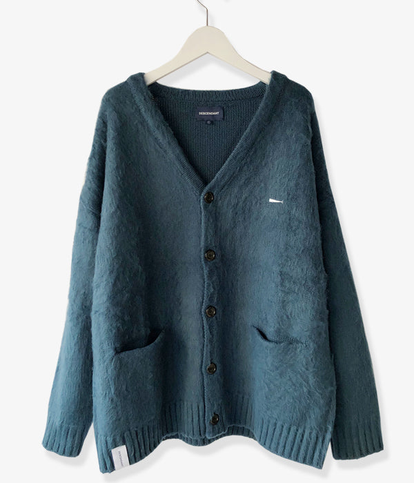 DESCENDANT/NURSE KNIT CARDIGAN (BLUE)