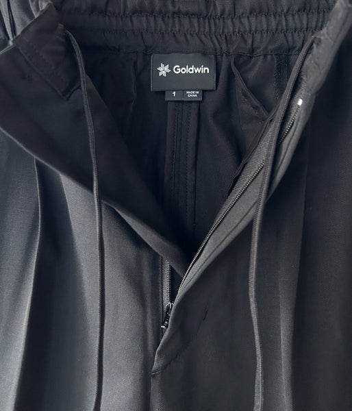 Goldwin Lifestyle/ONE TUCK WOOL PANTS (BLACK)
