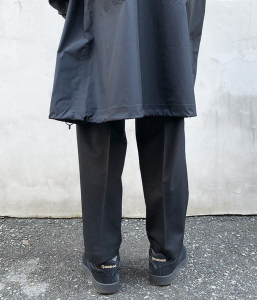 Goldwin Lifestyle/ONE TUCK WOOL PANTS (BLACK)