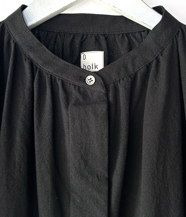 holk/SMOCK DRESS (BLACK)