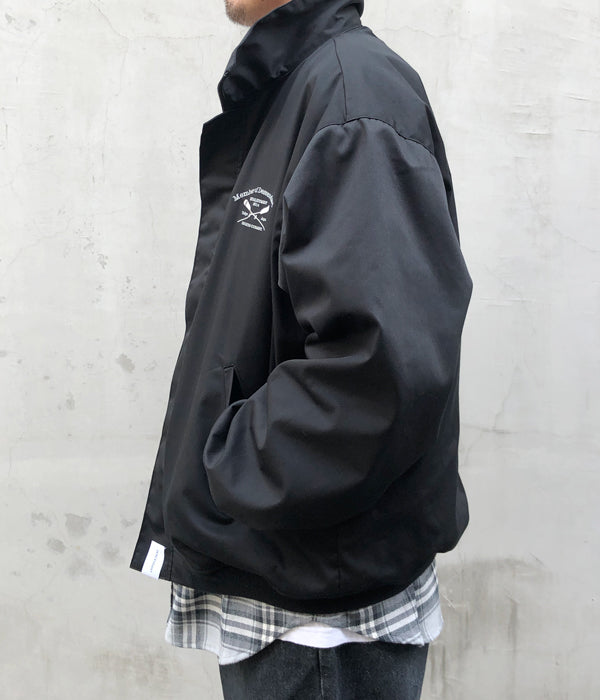 DESCENDANT/SKIPPER TWILL JACKET (BLACK)
