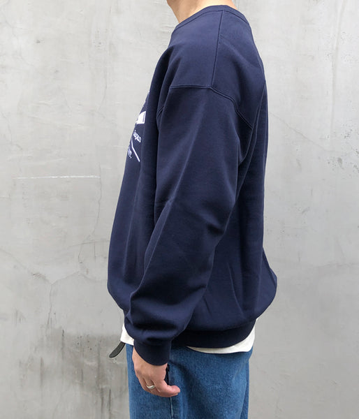 DESCENDANT/CROSS PADDLE CREW NECK (NAVY)