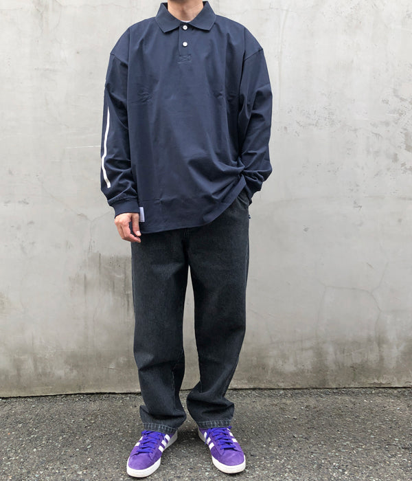 DESCENDANT/HORIZONTAL POLO LS (NAVY)