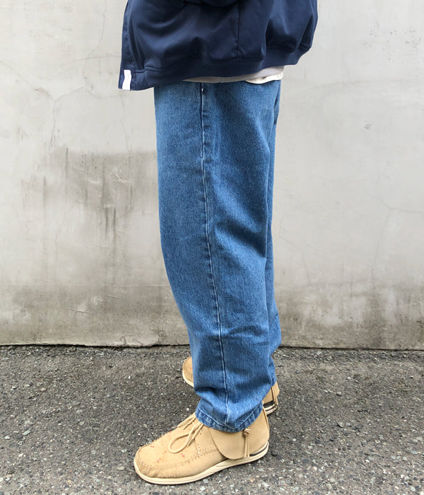 DESCENDANTディセンダント DESCENDANT/SF DENIM WIDE TROUSERS (INDIGO)