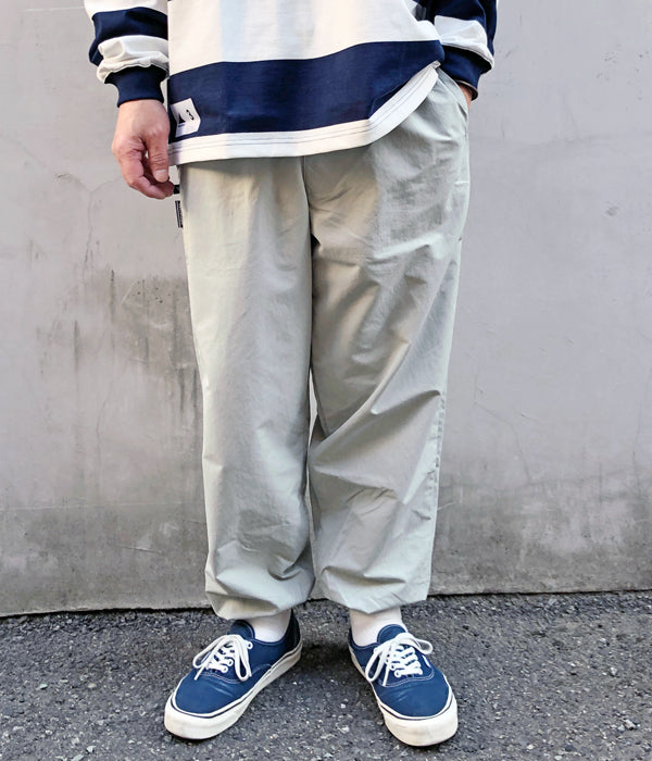 DESCENDANT ディセンダント 23SS 231WVDS-PTM01 WHARF NYLON TROUSERS ナイロン パンツ グレー系 4【極上美品】