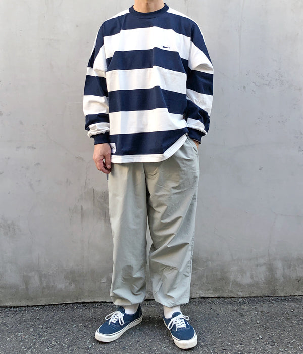 DESCENDANT/HORIZONTAL STRIPE LS (NAVY)