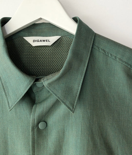 DIGAWEL/DIGAWEL/COACH L/S SHIRTS JACKET (GREEN)