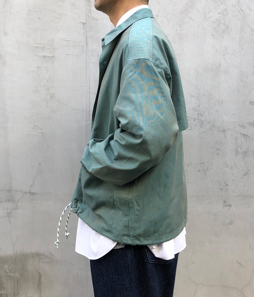 DIGAWEL/COACH L/S SHIRTS JACKET (GREEN)