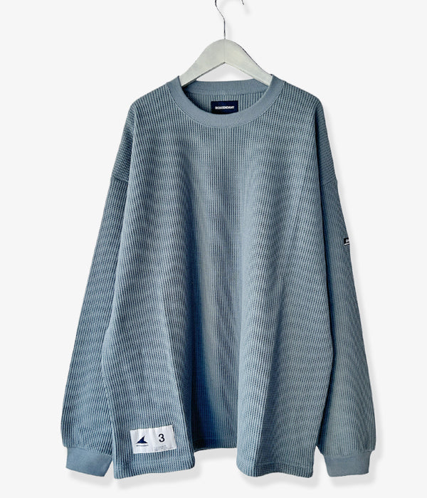 DESCENDANT/GAUFRE WAFFLE LS (BLUE)