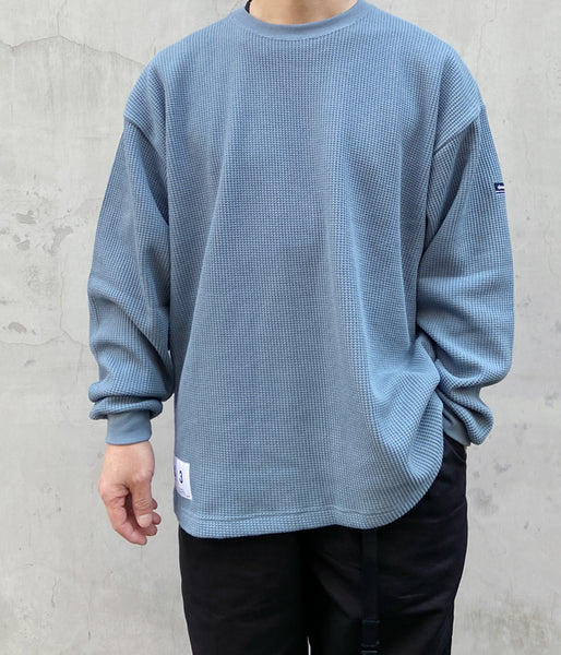 DESCENDANT/GAUFRE WAFFLE LS (BLUE)