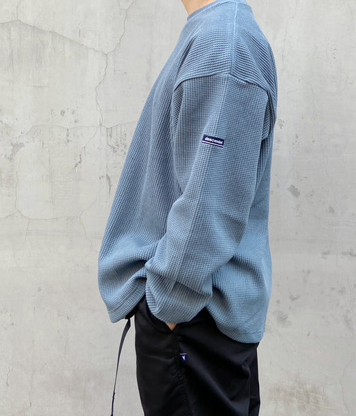 DESCENDANT/GAUFRE WAFFLE LS (BLUE)