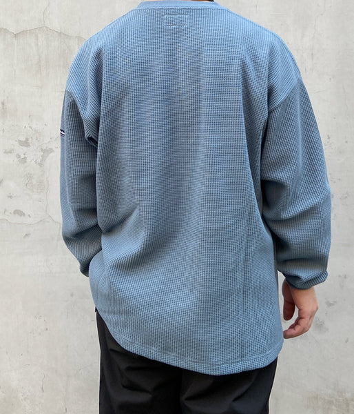 DESCENDANT/GAUFRE WAFFLE LS (BLUE)