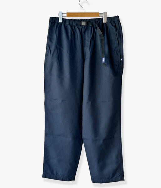 DESCENDANT/CLASP OXFORD TROUSERS (NAVY)