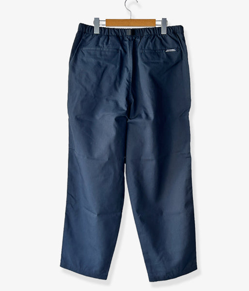 DESCENDANT/CLASP OXFORD TROUSERS (NAVY)