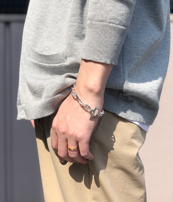 アクセサリー TAXCO SILVER ANCHOR BRACELET MEDUIM INTERIM/TAXCO SILVER MEDIUM ANCHOR BRACELET (SILVER-AM)