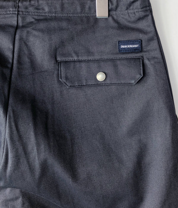 【国内配送】 DESCENDANT/BUSH TWILL TROUSES (CHARCOAL) パンツ