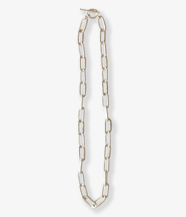 R.ALAGAN/MEDIUM HEAVY CHAIN NECKLACE(SILVER)定価¥83600 アクセサリー