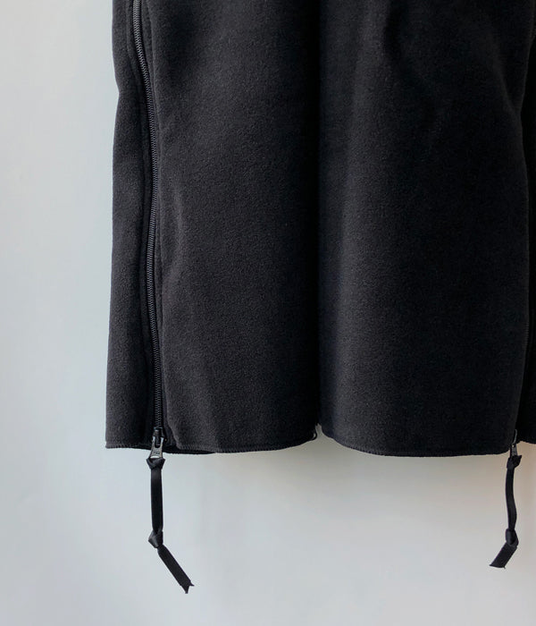 PHEENY/POLARTEC FLEECE SALOPETTE SKIRT(BLACK)