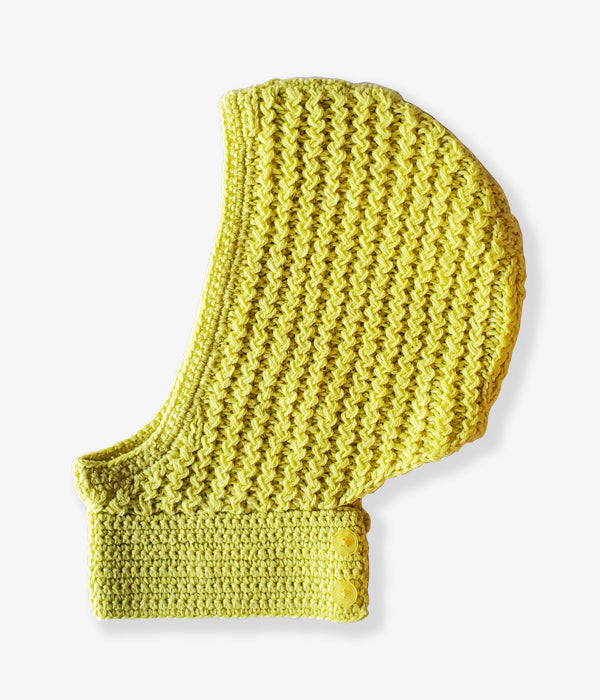 FUMIKA_UCHIDA/Shetland Hand Crochet/HEAD CAP(BANANA)