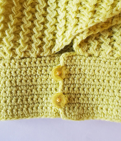 FUMIKA_UCHIDA/Shetland Hand Crochet/HEAD CAP(BANANA/size3)