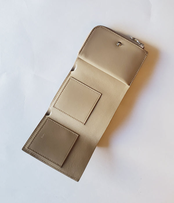 Aeta WALLET typeA グレー Aeta/FULL GRAIN LEATHER WALLET TypeA(GRAY BEIGE)