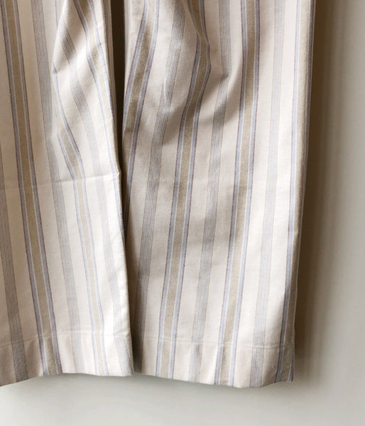 FUMIKA_UCHIDA/Striped Flannel/PAJAMA PANTS(KINARI)