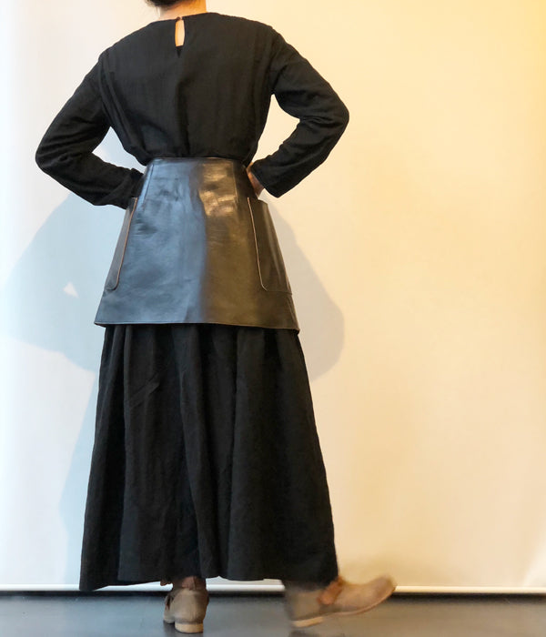 Buffalo Leather Pocket Skirt