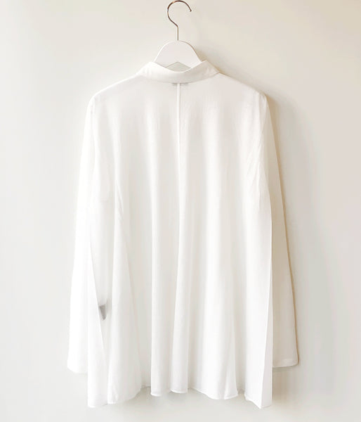 PHEENY/COTTON NYLON SEER SHIRT(WHITE)