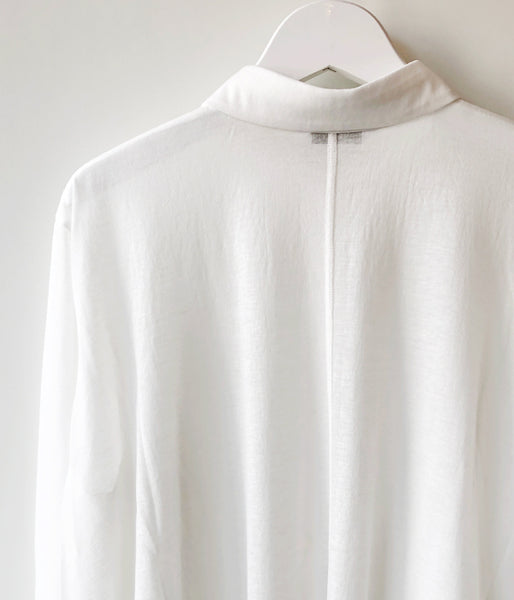 PHEENY/COTTON NYLON SEER SHIRT(WHITE)