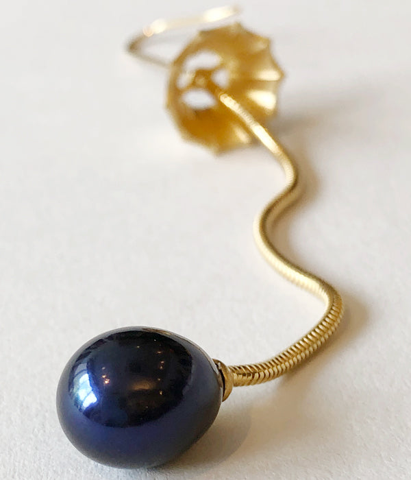 新品未使用　R.Alagan 片耳用ピアス LAMP EARRING R.ALAGAN/LAMP EARRING(BLACK)