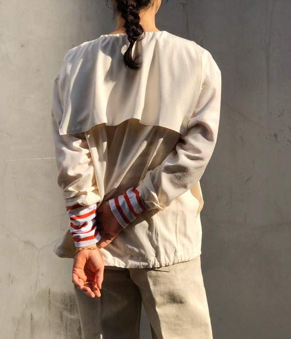 WRYHT/SAILOR COLLAR SMOCK TOP(BONE)