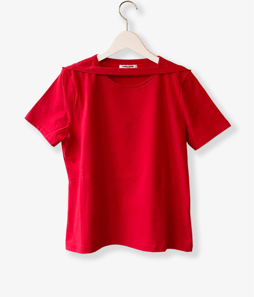 FUMIKA_UCHIDA/BONDAGE CHIBI SHORT-SLEEVE T-SHIRT(RED)