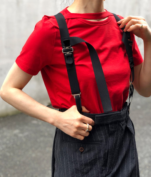 FUMIKA_UCHIDA/BONDAGE CHIBI SHORT-SLEEVE T-SHIRT(RED)