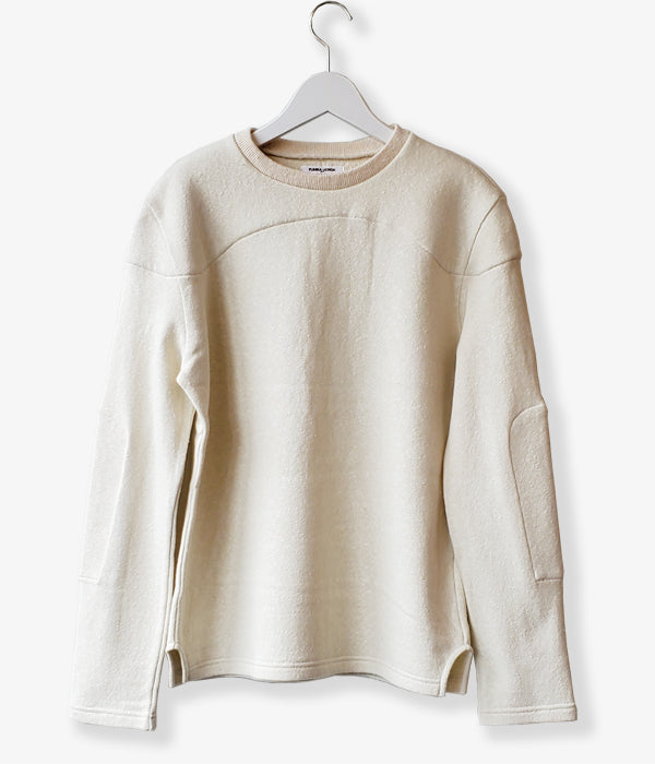 FUMIKA_UCHIDA/SUPPORT PAD SWEAT LONG-SLEEVE (IVORY)