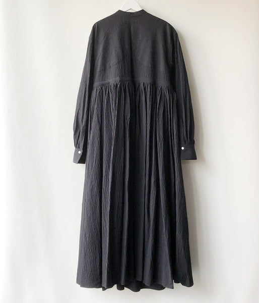 WRYHT/KNOTTED ASYMMETRY FRONT DRESS(BLACK)