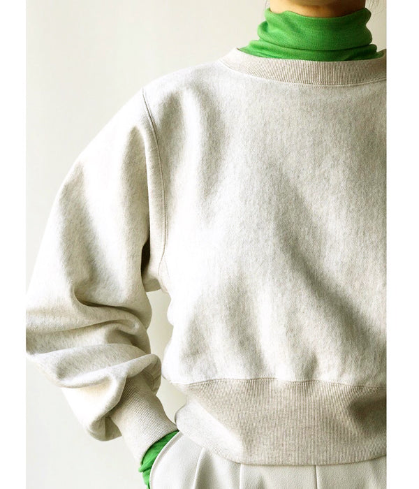 PHEENY/WOOL CIRCULAR RIB HIGH NECK(GREEN)