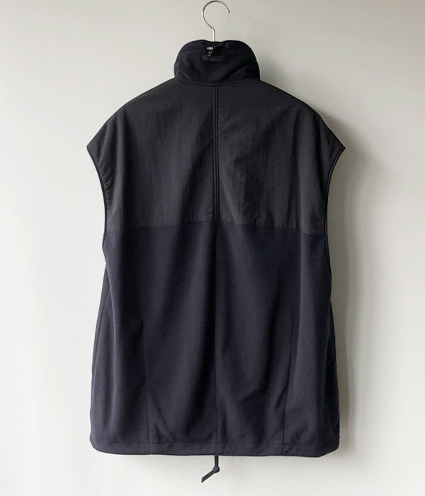 PHEENY/POLARTEC FLEECE COCOON VEST(BLACK)