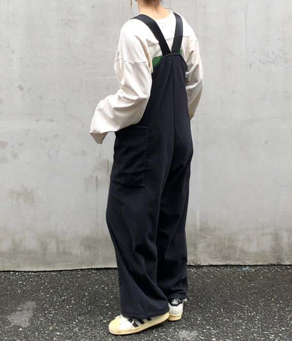 PHEENY/POLARTEC FLEECE OVERALLS(BLACK)