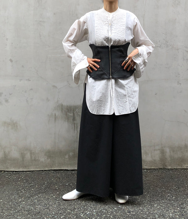 FUMIKA_UCHIDA/LEATHER CORSET(BLACK)