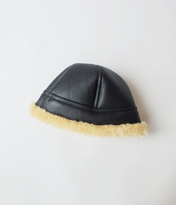 FUMIKA UCHIDA/MOUTON HAT ムートン FUMIKA_UCHIDA/MOUTON FISHERMAN HAT(BLACK/EGG)