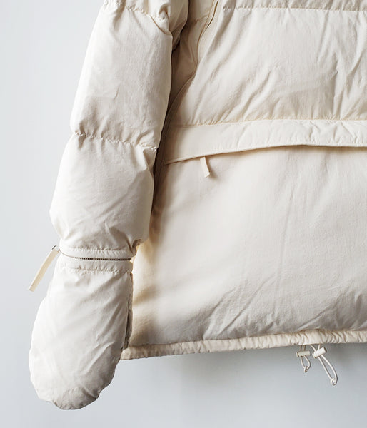 WRYHT/ASYMMETRY FRONT DOWN JACKET(NATURAL)